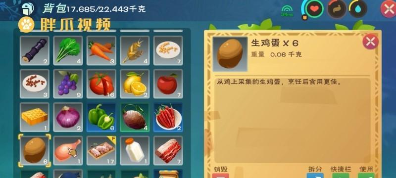 创造与魔法（游戏中的美食挑战）